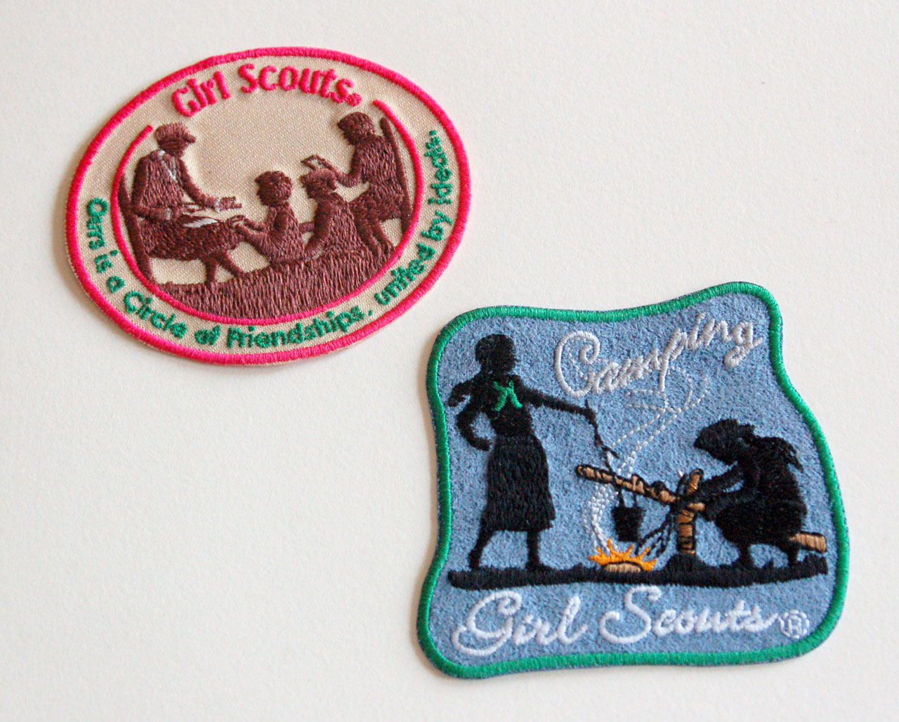 Girl Scout Fun Patches vintage patches